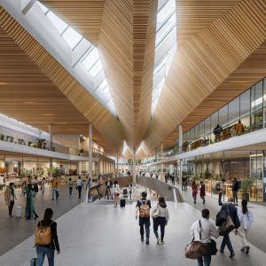 Letisko Vilnius. Zdroj: Zaha Hadid Architects / Dezeen