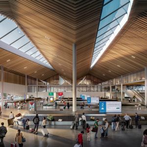 Letisko Vilnius. Zdroj: Zaha Hadid Architects / Dezeen