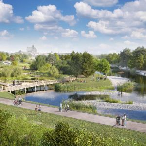 Svratka - povodňový park. Zdroj: Aquatis – Šindlar – A Plus