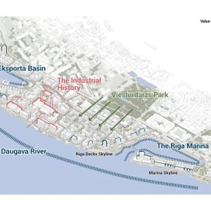 Riga Waterfront. Zdroj: Hosoya Schaefer Architects