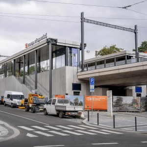 Zastávka Výstaviště. Zdroj: Správa železnic