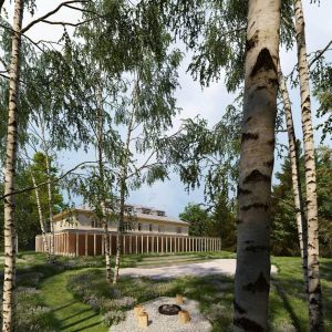 Hotel Pusté pole. Zdroj: TŘI.ČTRNÁCT architekti