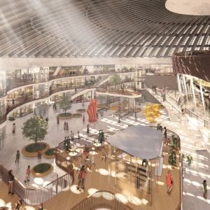 Belehradská výstavná hala. Zdroj: WilkinsonEyre