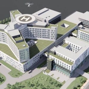 Nemocnica v Banskej Bystrici. Zdroj: Fakultná nemocnica s poliklinikou F. D. Roosevelta Banská Bystrica