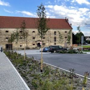 Parkovisko Lidl Litomyšl. Zdroj: VAS
