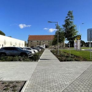 Parkovisko Lidl Litomyšl. Zdroj: VAS