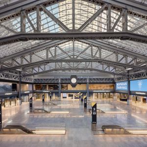Moynihan Train Hall. Zdroj: Moynihan Train Hall