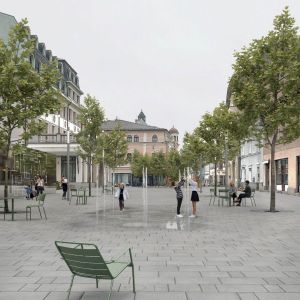 Revitalizácia pešej zóny v Ružomberku. Zdroj: Andrej Kocian