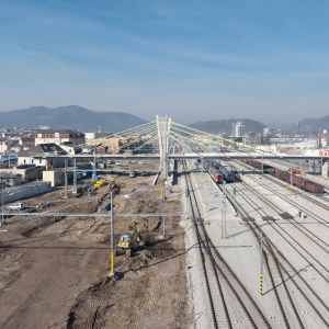 Železničný uzol. Zdroj: Strabag