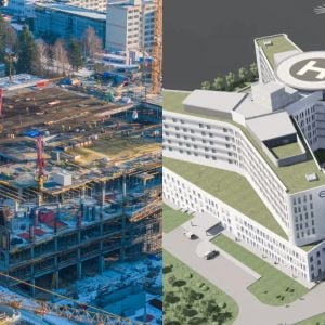 Monumentálny zdravotnícky projekt dobehol meškania. Výstavba nemocnice v Banskej Bystrici napreduje, pracuje tu bezmála dvetisíc ľudí 