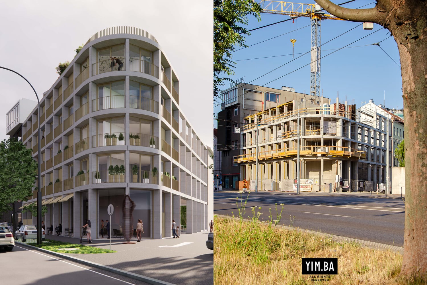 Kľúčová trieda dostáva mestskejší vzhľad. Dom na Malom trhu získava podlažia, osamotený nezostane 