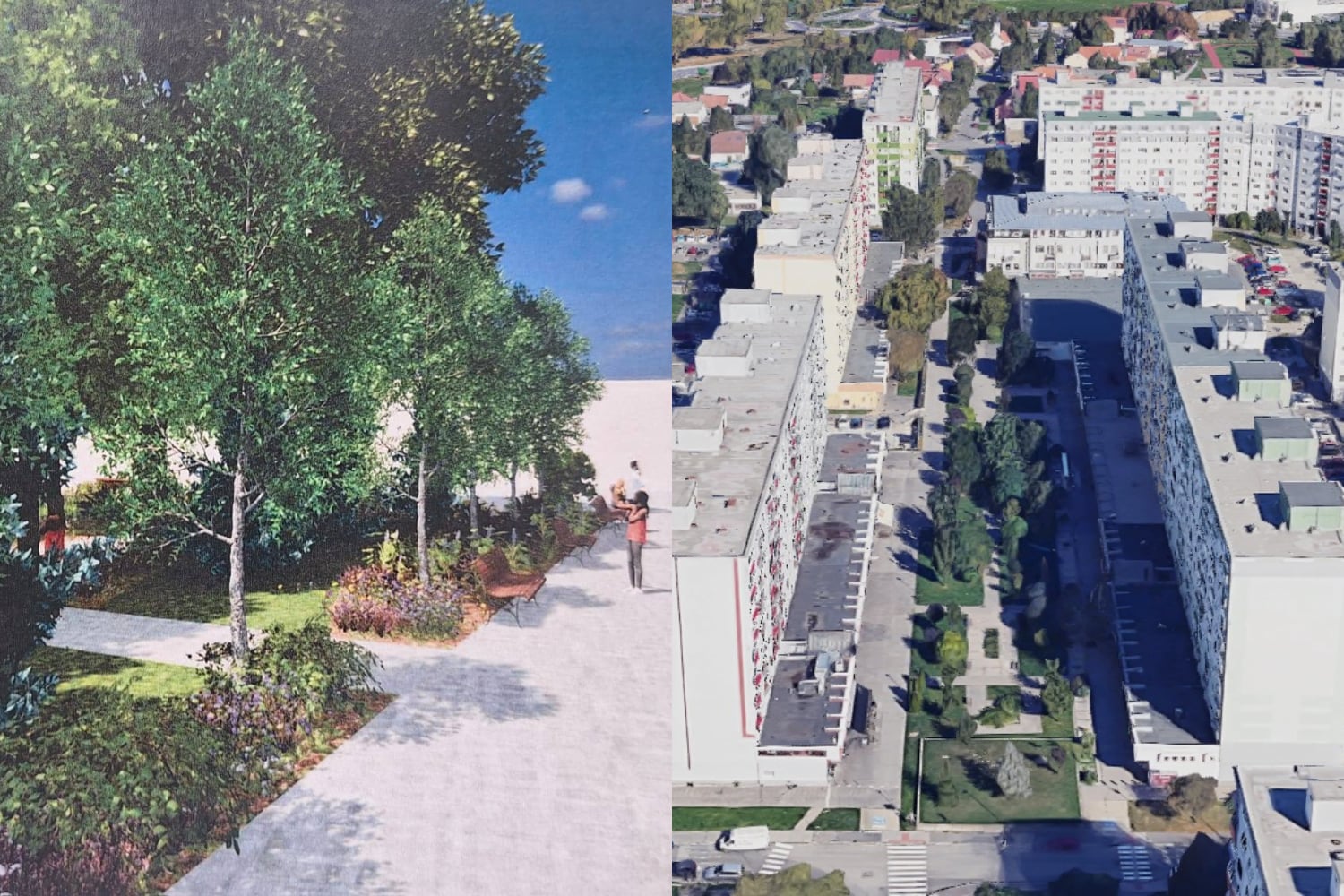 Krajšie srdce prehliadanej časti Bratislavy. Pešia zóna vo Vrakuni prejde obnovou, začne o pár dní