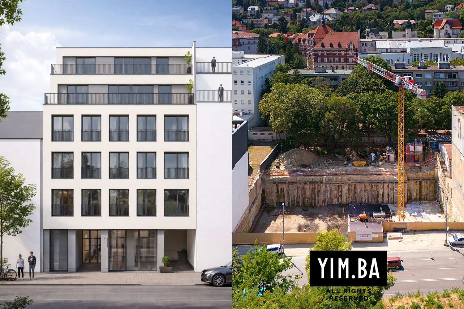 Zvyšky vidieka v centre zanikajú. Bratislava rastie, domy získavajú veľkomestskú mierku