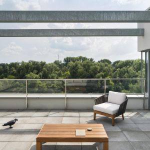 Strešný byt s výhľadom na Karloveské rameno. Autori: Studio Flusser