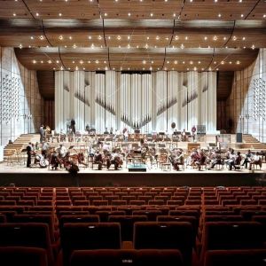 Interiér budovy rozhlasu. Zdroj: Slovenská komora architektov