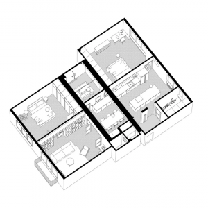 Byt na Šancovej ul. Zdroj: NOIZZ Architekti