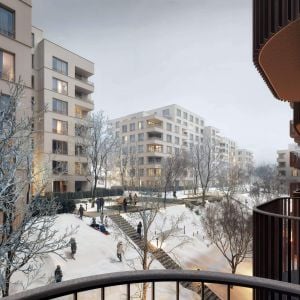 Južná časť projektu Medze. Zdroj: Compass Architekti 