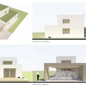 Rodinný dom blokový. Zdroj: Pokorny Architekti