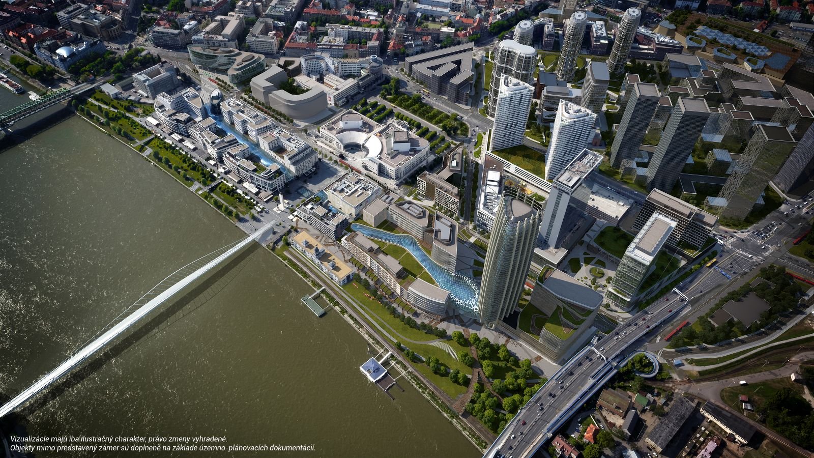 Nové centrum Bratislavy. Zdroj: J&T Real Estate