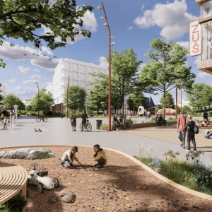 Centrálne námestie. Zdroj: Gehl Architects