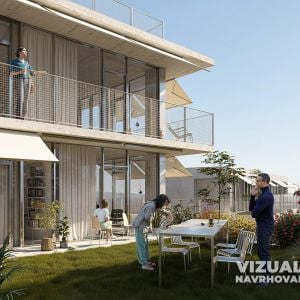 Alternatívny návrh na využitie pozemku - bytové domy. Zdroj: Reality.sk