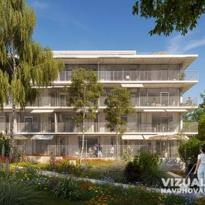 Alternatívny návrh na využitie pozemku - bytové domy. Zdroj: Reality.sk