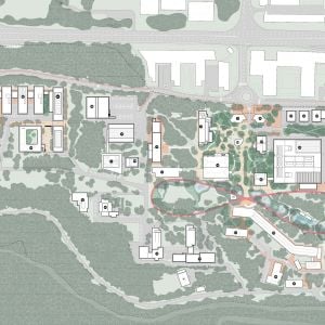 Prvá fáza rozvoja kampusu SAV. Zdroj: Gro architekti