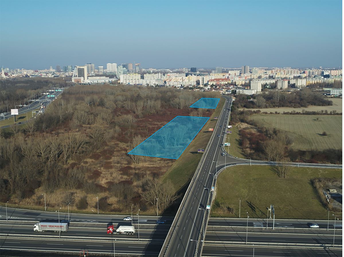 Lokalita projektu. Zdroj: YIT Slovakia