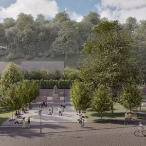 Pomník padlým hrdinom. Zdroj: Mesto Banská Štiavnica