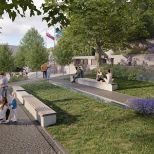 Pomník padlým hrdinom. Zdroj: Mesto Banská Štiavnica