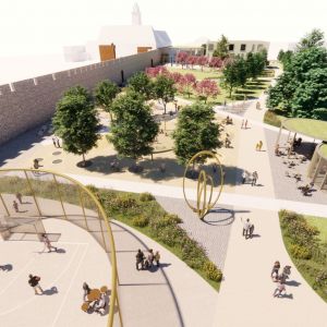 Druhé miesto. Zdroj: HUA HUA Architects /  Mesto Skalica