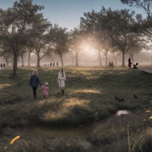 Park (AI vizualizácia). Zdroj: JTRE / LABAK