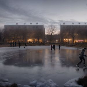 Park (AI vizualizácia). Zdroj: JTRE / LABAK