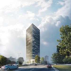 Origami Tower - verzia 3. Zdroj: Siebert + Talaš