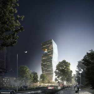 Origami Tower - verzia 3. Zdroj: Siebert + Talaš