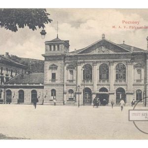 Podoba Hlavnej stanice na začiatku 20. storočia. Zdroj: National Széchényi Library