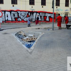 Mariánska ulica, miesto budúcej výsadby pred Mariánskym dvorom