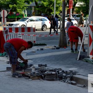 Nový bezbariérový prechod na Mariánskej ulici.