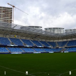 Národný futbalový štadión deň pred úvodným zápasom, 1.3.2019