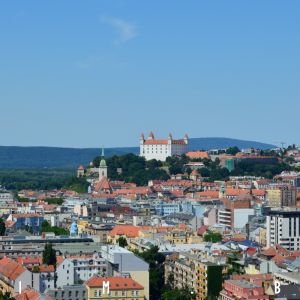 Bratislavský hrad a historické centrum mesta