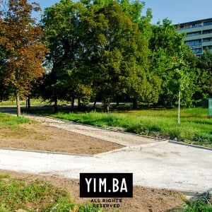 Prebiehajúca obnova parku na Račianskom mýte. Autor: Nino Belovič / YIM.BA