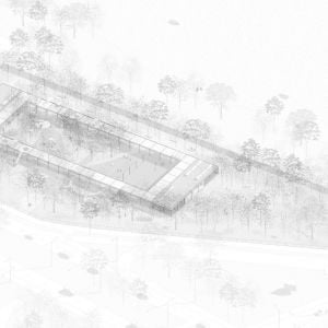 Axonometria. Zdroj: Kuklica Smerek Architekti / Metropolitný inštitút Bratislavy