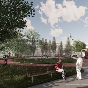 Nový školský areál na Vazovovej. Zdroj: 2021