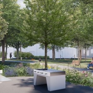 Vnútroblok TOK. Zdroj: Mestská časť Bratislava - Ružinov