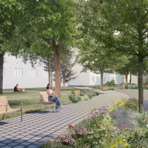 Vnútroblok TOK. Zdroj: Mestská časť Bratislava - Ružinov