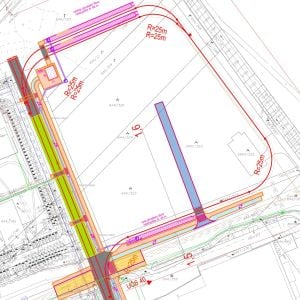 Zastávka Obratisko Bory - situácia. Zdroj: Penta Real Estate / EIA