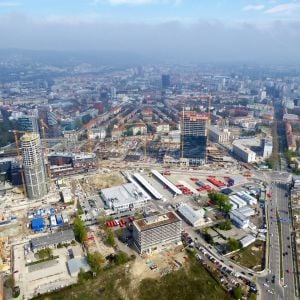 Stanica Nivy, južne od nej pribudnú ďalšie kancelárske komplexy od HB Reavis. Zdroj: Branislav Kaliský