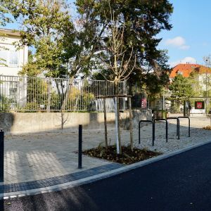 Verejný priestor pri Mudroňovej. Zdroj: Bratislava - mestská časť Staré Mesto. 