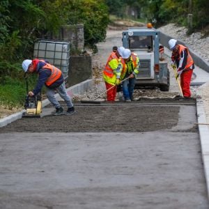 Výstavba cyklotrasy Zidiny. Autor: Marek Velček / Bratislava - Hlavné mesto SR