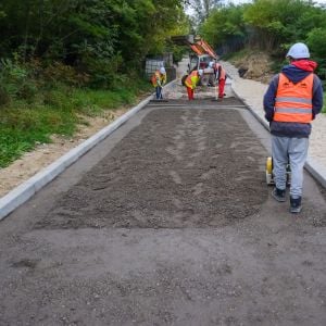 Výstavba cyklotrasy Zidiny. Autor: Marek Velček / Bratislava - Hlavné mesto SR